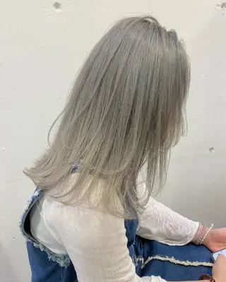 セミロング カラー Piaコータロー ハイトーン&‪ボブのヘアスタイル