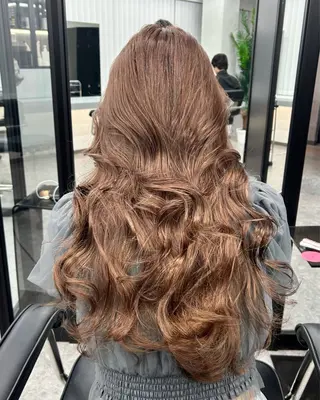 ロング カラー LANDS所属・nanaka 🤍韓国ワンホンヘアのヘアスタイル