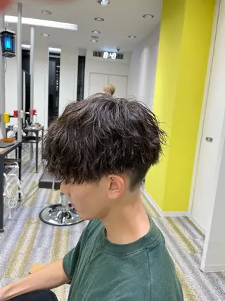 ショート パーマ メンズ 【メンズ特化】岩瀬 武【メンズパーマ】のヘアスタイル