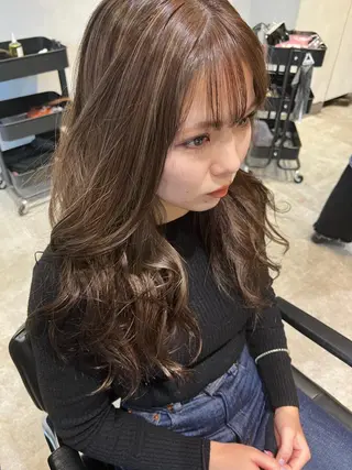 ロング カラー Miku 🇺🇸のヘアスタイル