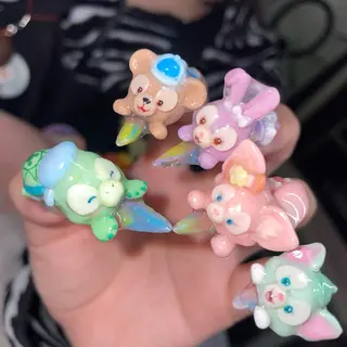 ロング WOLTOKYO渋谷 Anzuのネイルデザイン