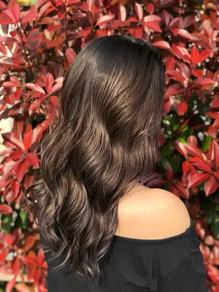 ロング カラー 斉藤 翔平のヘアスタイル