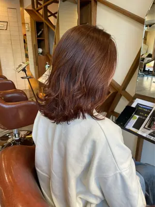 ミディアム カラー 新店舗ORO塚口店 駅から徒歩4分🚶のヘアスタイル