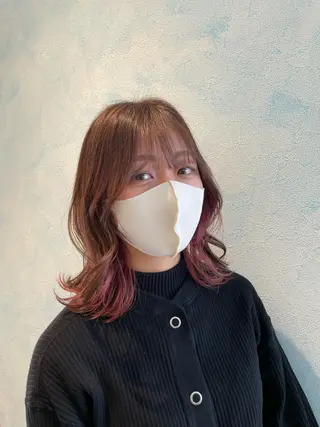 ミディアム Lia所属・縮毛矯正の達人 ☆　松本のヘアスタイル