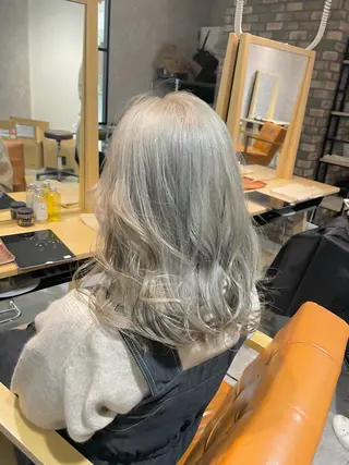 ミディアム カラー TERRACE LUXBE阿倍野アポロ店所属・清家 /人生を変える 髪質改善ストレートのヘアスタイル