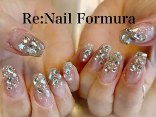 ミディアム Re:Nail Formula所属・kido chieのネイルデザイン