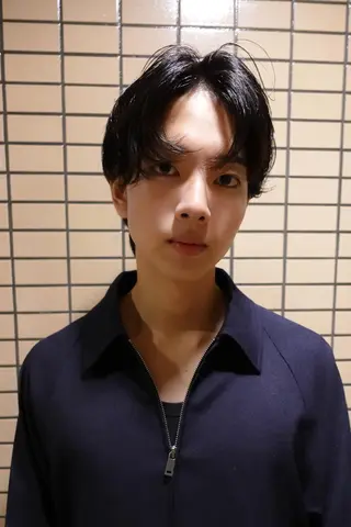 メンズ パーマ nelke/レイヤー 立川/ブリーチのヘアスタイル