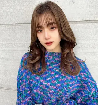 ミディアム 韓国/髪質改善💘 櫻井かれんのヘアスタイル
