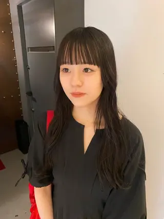 ロング みやけ ひなのヘアスタイル