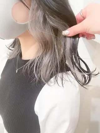 ミディアム カラー ✨カラー支持No.1 🧸ワキ カナコ🧸のヘアスタイル