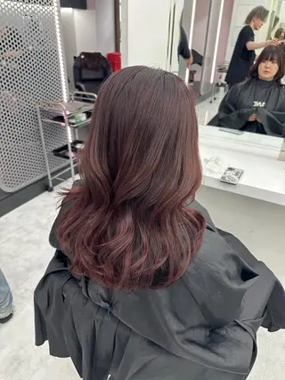 ロング カラー パーマ ヘアアレンジ メンズ キッズ ♥️韓国ヘア レイヤー♥️ゆりのヘアスタイル