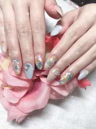 ミディアム ネイル 《LB》ラブリエ Nail&eyeのマツエク・マツパデザイン