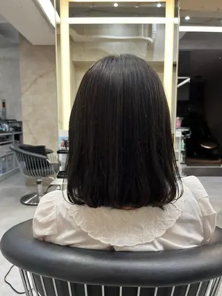 ミディアム 池袋/似合わせ/縮毛 髪質改善【ugen】のヘアスタイル