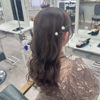 ロング ヘアアレンジ JUNSHIN🦋 ヘアセット／カラーのヘアスタイル