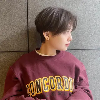 ショート カラー パーマ ヘアアレンジ メンズ キッズ ネイル マツエク・マツパ ANSENS  by  Mode K's所属・顔周りレイヤー ☺︎shunのヘアスタイル