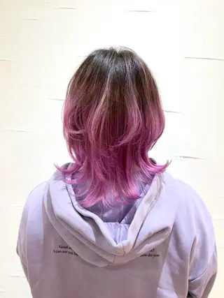 ミディアム 地毛風ストレート ⚡️下ノ村柊斗⚡️のヘアスタイル