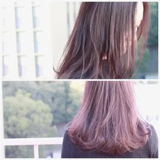 セミロング カラー Viage （ビアージュ）のヘアスタイル