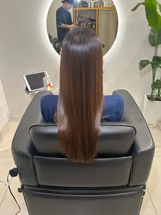 ロング オカモト ケイのヘアスタイル