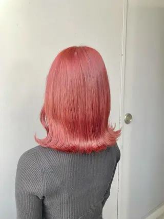 ミディアム カラー ベージュカラー💖 やすひろのヘアスタイル