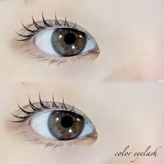 マツエク・マツパ color eyelash所属・color 能見台 Saoriのマツエク・マツパデザイン