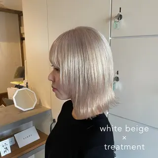 ミディアム カラー PROPE+所属・PROPE+ / ホシナ ミレイのヘアスタイル