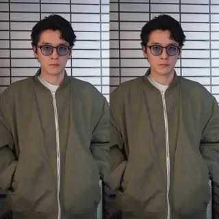 ショート パーマ メンズ キッズ 💖艶髪矯正×小顔 カット特化/さくらのヘアスタイル