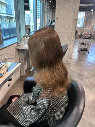 カラー 海外トレンドヘア🤍 sumireのヘアスタイル