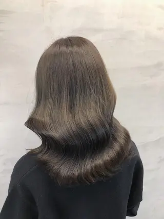 ミディアム カラー ヘアアレンジ 【美髪特化 髪質改善サイトウ】のヘアスタイル