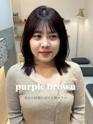 ミディアム 似合わせ/ベージュ /レイヤー/りほ🤍のヘアスタイル