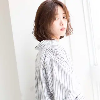 ミディアム f A ture.所属・鈴木 一輝のヘアスタイル