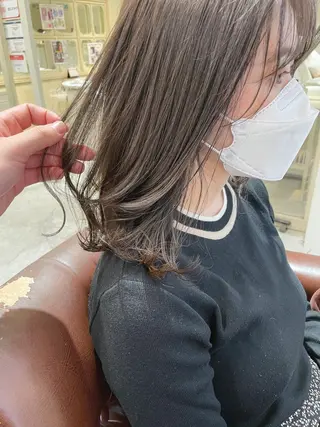 ミディアム ボブ/パーマ 古家 佑真のヘアスタイル