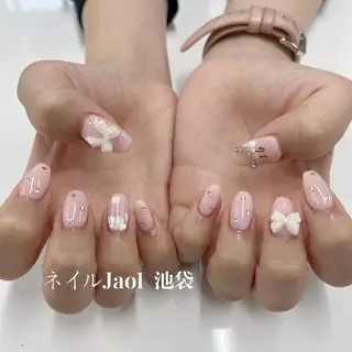 ミディアム nail jaol池袋店所属・ネイルJaol 池袋のネイルデザイン