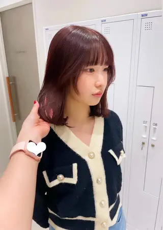 ミディアム 東京の技術を 京都で✂︎🕊️💖のヘアスタイル