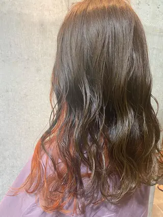 セミロング mina .のヘアスタイル