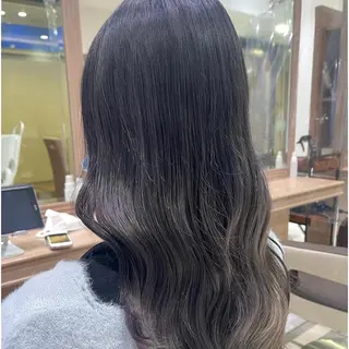 ロング カラー 艶カラー みゆう🎀のヘアスタイル