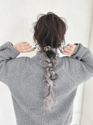 ロング ベルグロー所属・ベルグローヘアセット 🤍まりこのヘアスタイル