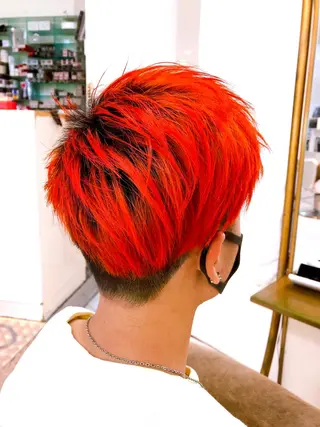 ショート カラー メンズ 保住 亮太のヘアスタイル