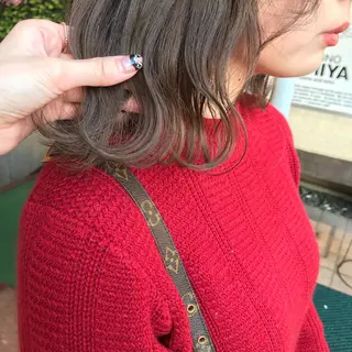 ミディアム カラー 似合わせ提案サラ艶♡ 彩華のヘアスタイル