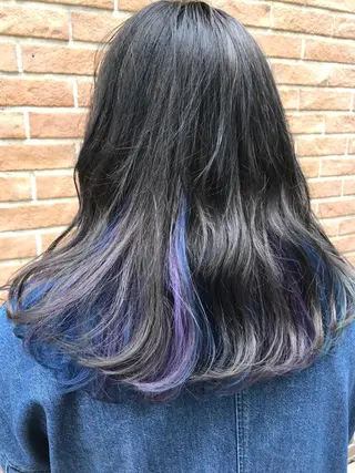 セミロング カラー パーマ ヘアアレンジ メンズ キッズ ネイル マツエク・マツパ サロンドミルク 原宿のヘアスタイル