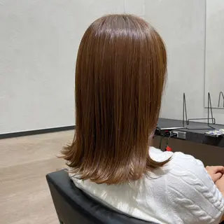 ミディアム 有田裕真 【ブリーチカラー】のヘアスタイル
