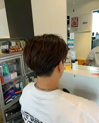 メンズ 原谷 一成のヘアスタイル