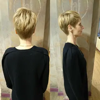 ショート 齋藤  愛美のヘアスタイル