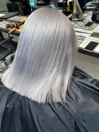 ミディアム カラー share salon OXY 渋谷店所属・美髪ケア× ブリーチ/KEIGOのヘアスタイル