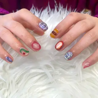 ネイル 新井 ひなののネイルデザイン