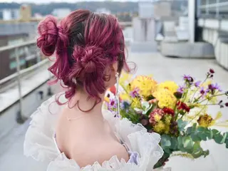 ヘアアレンジ Noele hair atelier(ノエルヘアアトリエ)所属・北上ゆい/個性派/ ナチュラルアレンジのヘアスタイル