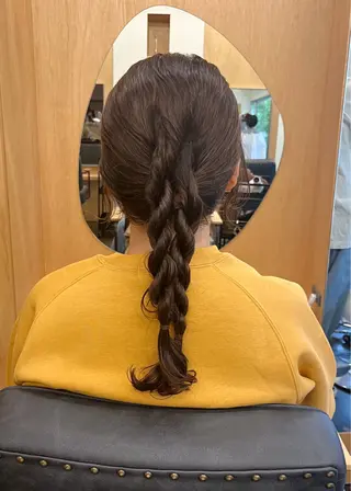 セミロング カラー ヘアアレンジ 西山 紗耶香🪽 透明感カラー/ボブのヘアスタイル