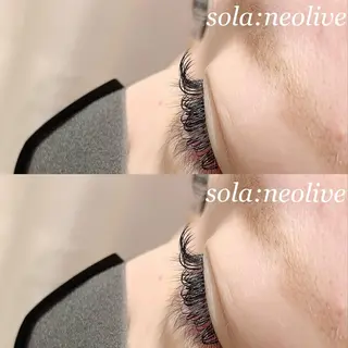 マツエク・マツパ sola: neolive山崎のマツエク・マツパデザイン