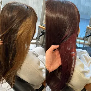 セミロング OFF YUYAのヘアスタイル