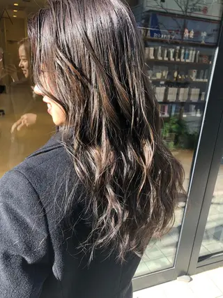 ロング カラー 樋渡 侑希のヘアスタイル