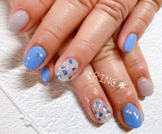 ネイル tRING＊ しいの木台のネイルデザイン